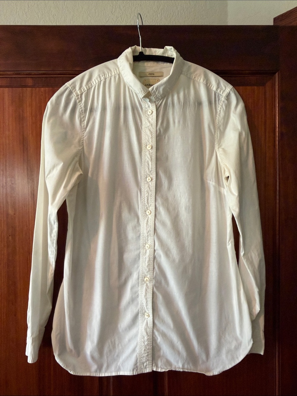 Classic White Women’s Button-Up Shirt